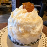 ヱビス珈琲 - かき氷 はちみつ梅 1,350円✨️