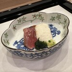 馬車道 大かわ - 銚子かつお　山かけ