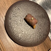 くずし鉄板 あばぐら 神田店 - ウニと牛肉