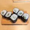 鮨一 - 巻き物(細巻き) いかしそ巻き