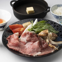 黒毛和牛A5　HAL YAMASHITA　松茸すき焼き御膳