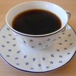カフェ 茶華 - モカ：マスターこだわりジノリのカップ