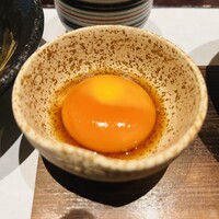 ゆば料理 東山ゆう豆 - 卵黄の醤油漬けは濃い！