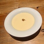水色食堂 - 冷製コーンポタージュ