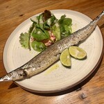 水色食堂 - 北海道産秋刀魚のコンフィとポテトサラダ