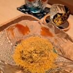 伯雲 - からすみが美味しすぎて…美味しい！！そしてお皿可愛い。