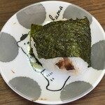味ふじ - サービスのチャーシューおにぎり