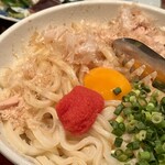 豚とバラの日々 - 明太かま玉うどん