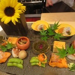 料理屋 植むら - 二人分の八寸