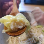 うしお - 海老ワンタン(断面)