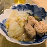 はな花 - 鶏団子と白菜の煮物