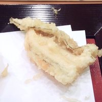 天ぷら 逢坂 - <'14/10/23撮影>天ぷら定食 1450円 の4品目 穴子