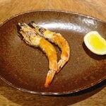 SMOKE DOOR - エビの瞬間火入れ