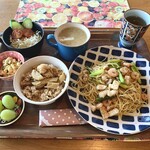OHANA - 料理写真:◉ ランチB 海鮮塩焼きそば ¥1,200-
