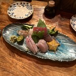 まーちぬ家 - 刺身の盛り合わせ