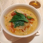 fu-fu shisen - 金胡麻と野菜出汁の担々麺