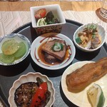 fu-fu shisen - 前菜6種