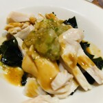 サイゼリヤ - 新メニューの蒸し鶏の香味ソースψ(｀∇´)ψ