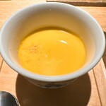 炭割烹 新谷 - 長野県産かぼちゃの冷製ポタージュ ○