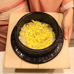 桜田 - 「栗 と 菊の花びら の土鍋炊き込みご飯」　(2014/10)