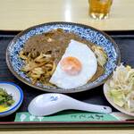 さつき - カレー焼きうどん定食￥1000