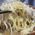 あじわい食堂 - 『みそラーメン』の麺