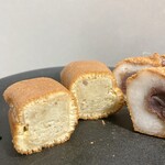 御福堂 - 栗きんとん巻のアップ