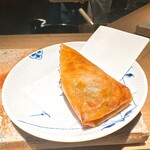 炭割烹 新谷 - 鶏の春巻き