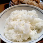 とんかつ和食 豚花百万石 - ご飯・しじみ汁涸沼産610円