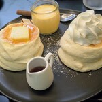 eggg Cafe - アフタヌーンパンケーキプレート