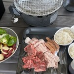 メリー畑体験バーベキュー - 