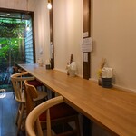 京氷ゆきみ庵 - カウンター席の様子～!!( ^o^)ﾉ