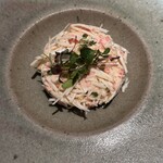RISTORANTE M - 北海道ズワイガニ、根セロリのサラダ