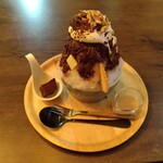 ショコラ工房MANYAMA - よるごおり ショコラ・自家製きび糖練乳・ガトーショコラ