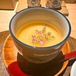 炭割烹 新谷 - 自家製茶碗蒸し ◎