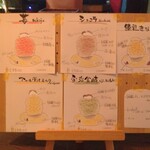 ショコラ工房MANYAMA - よるごおり お品書き