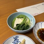 日の出 - 豆腐、ねぎ、みつば