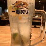 シウマイ酒場 創笑 - まんこい へベス(柑橘)サワー