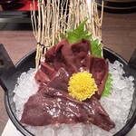 鶴我 会津本店 - 馬レバ刺し