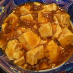 中国料理榮林 - 麻婆豆腐定食の麻婆豆腐。