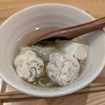 酔月 はなれ - イカのしんじょのおつゆ