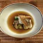 祇園 大渡 - 鮎揚げ出汁、松茸