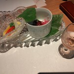 皆美館 - 食前酒、先付二題