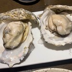 はたご家 - 蒸し牡蠣（2ヶ）