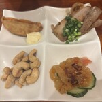 大衆中華 ちんまや - ちょい呑みセットおつまみ