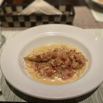 KITCHEN ぬまた - 手長エビのトマトクリームリングイネ