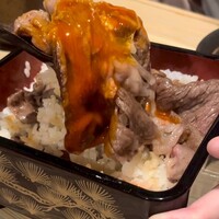 黄金出汁しゃぶと江戸前寿司 肉のあさつ 梅田お初天神店 - 