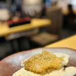 鮨 川澄 - 鯛の松笠揚げ