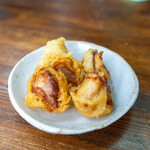 三好うどん - とり天 200円