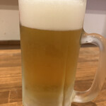 花いち - 生ビール　中　¥650
